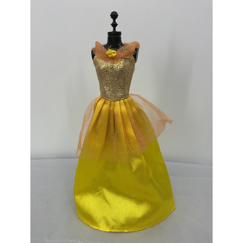 Disney Princess Beauty and the Beast Bell Doll Dress Yellow